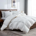 Bpc Lightweight Goose Feather Down Fiber Comforter Queen Size Ultra-soft Cotton. Fixed Price $89.64.