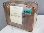 New King Duvet Cover Set Southwestern Aztec Sahara Desert Colors Purple Green. Fixed Price $110.40.