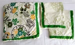 Urban Outfitters Anthropologie Duvet Cover Shams Queen Cotton Yellow Green 3 Pc. Fixed Price $59.98.