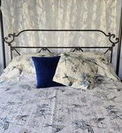 4PC Brandream King American Country Quilt Set Blue Birds 2 Shams Square Pillow. Fixed Price $59.95.