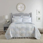 Laura Ashley - Queen Quilt Set, Cotton Reversible Bedding With Matching Shams,. Fixed Price $70.19.