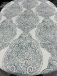 Bridge Street Cameron Blue Paisley Queen Duvet Comforter Cover Sewing Fabric. Fixed Price $49.99.