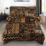 Pamnest Comforter Set Queen Size, African Floral Vintage Tribal Soft 3 Pcs Beddi. Fixed Price $86.42.