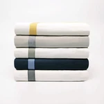 3 Piece Long Staple Cotton Embroidered Duvet Cover & Pillow Sham Bedding Set. Fixed Price $112.50.
