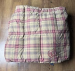 Vintage Ralph Lauren Home Red Plaid Down Filled Comforter Twin Bedding. Fixed Price $99.99.