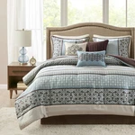 Madison Park Cozy Comforter Set - Luxurious Jaquard Traditional Damask A, Queen. Fixed Price $154.99.