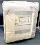 Nicole Miller 5 Piece Comforter Set Velvet Trim 100% Cottom White & Gray. Fixed Price $122.50.
