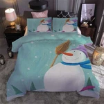 Snowman Of Sled 3D Print Duvet Quilt Doona Covers Pillow Case Bedding Sets. Fixed Price $62.37.