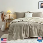 Cottebed Fluffy Warm Sherpa Twin Size Comforter Reversible Ultra-soft Thick. Fixed Price $53.52.