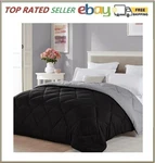 Seward Park King Size Black Grey Comforter Reversible Lightweight Boys Coolin.... Fixed Price $45.99.