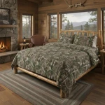 5-PIECE King Set With Camouflage Comforter And All-season Bedding Essentials. Fixed Price $122.80.