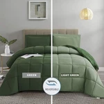 Hig 3PC Green King Size Comforter Set - All Season Reversible Down Alternativ.... Fixed Price $48.99.