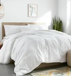 King Sized Comforter White Microfiber Machine Wash All Season Brand. Fixed Price $298.89.