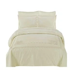 Athena Ivory Embroidered 8 Piece California King Size Bed Bag Comforter .... Fixed Price $218.71.