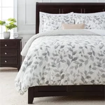 Chanasya Layered Leaf Duvet Cover 3-PIECE Set, Queen/full Size, Gray. Fixed Price $31.49.