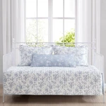 Laura Ashley Home - Daybed Set, Floral Bedding With Matching Shams & Pillow C.... Fixed Price $105.89.
