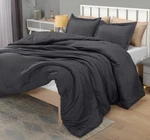 Utopia King Set Grey, Size 3 Pieces Bedding.... Fixed Price $38.73.