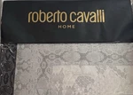 Roberto Cavalli Queen Duvet Cover Sham Set Snakeskin Print 100% Cotton Sateen Nw. Fixed Price $150.00.