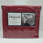 Charter Club Damask Stripe Twin 2-PIECE Duvet Cover And Sham Set Red 550 Supima. Fixed Price $67.97.