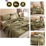 Queen Comforter Olive Green, 3PCS Bedding Sets 1 Boho Comfort.... Fixed Price $50.39.
