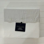 Ralph Lauren Rl 624 Tc Organic Sateen Border Queen Flat Sheet Platinum Nwt $185. Fixed Price $39.59.