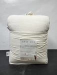 Casaluna - King Textured Chambray Cotton Comforter & Sham Set Natural New. Fixed Price $127.20.
