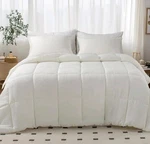 Kasentex Comforter Set Soft & Cozy Size Full/queen, White. Fixed Price $33.99.
