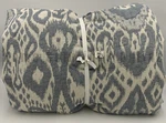 Pottery Barn Ikat Jacquard Cotton Linen Comforter Chambray Full Queen #T1061. Fixed Price $158.24.