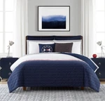 Nwt Tommy Hilfiger Th Cube Navy White King Duvet Cover & Shams Set. Fixed Price $80.00.