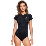 Roxy Womens Essentials Cap Sleeve Upf 50 One Piece Zip Swimsuit - True Black. Fixed Price $74.00.