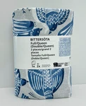 Ikea Bittersota Full/queen Duvet Cover Pillowcases Bed Set Light Gray/blue Birds. Fixed Price $64.99.
