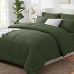 Queen Comforter Set Olive Green, 7 Pieces Bed In Bag,. Fixed Price $45.99.