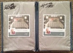 Candice Olson Paradox Euro Sham Pair 26"X26" Neutral Beige Msrp $90. Fixed Price $12.00.