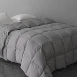 Luxury Feather Down Fiber Comforter Twin Size, All Seasons Duvet Insert Ultra. Fixed Price $34.00.
