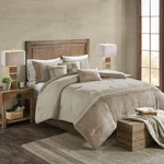 Madison Park Boone Cozy Comforter Set, Faux Suede, Deluxe Hotel Styling All S.... Fixed Price $138.60.