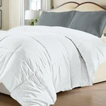 Collections Etc Quilted Down Alternative Solid Comforter - White. Fixed Price $32.46.
