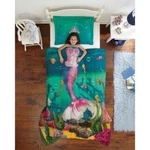 Little Girls Bedding Sets Unique Comforter Mermaid Princess Twin. Fixed Price $49.84.