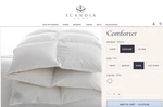 Scandia Home - Lucerne Down Comforter Medium King. Hungarian White Goose. Fixed Price $999.00.