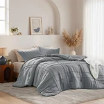 Regency Heights Queen Size Comforter Set Blue Grey 3 Pieces Bedding Ultra. Fixed Price $65.72.