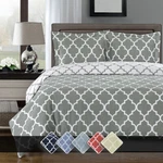 8PC 100% Cotton Meridian Bed In Bag- Duvet Set- Sheets & White Comforter. Fixed Price $184.99.