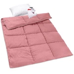 39X47 Inch Dusty Rose Down Alternative Toddler Comforter Crib Quilt Duvet. Fixed Price $54.00.