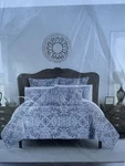 Rachel Ashwell Queen Quilt Hera Medallion Blue/white Cotton Reversible 88X92. Fixed Price $95.00.