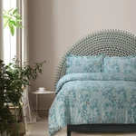 Tribeca Living Katy Floral 170-GSM Flannel Oversized Duvet Set Queen Green. Fixed Price $49.88.