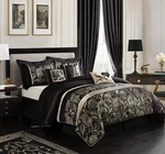 Nanshing Mollybee Collection Bedroom Comforter Set Complete 7 Piece Black. Fixed Price $175.81.