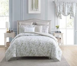 Home - Queen Comforter Set, Cotton Reversible Bedding, Includes Matching Shams W. Fixed Price $329.99.
