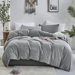 Luxlovery Grey Velvet Comforter Set King Plush Fluffy Dark Bedding Comfo.... Fixed Price $113.34.