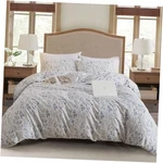 Fresh Blue Duvet QUEEN(90" X 90") A#chic Floral(no Comforter). Fixed Price $89.25.