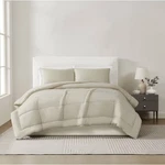 Christian Siriano 3PC Full/queen Cotton Sateen Comforter Set Khaki. Fixed Price $36.99.