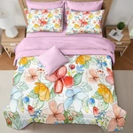 Yilinata 7 Pcs Queen Size Comforter Set With Pillowcases & Shams, Multicolor .... Fixed Price $46.27.