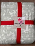 Martha Stewart Comforter Set King Green Flannel Forest Wildlife Toile New. Fixed Price $148.44.